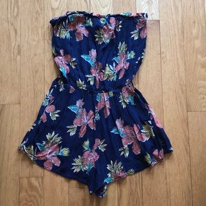 Flowered Romper